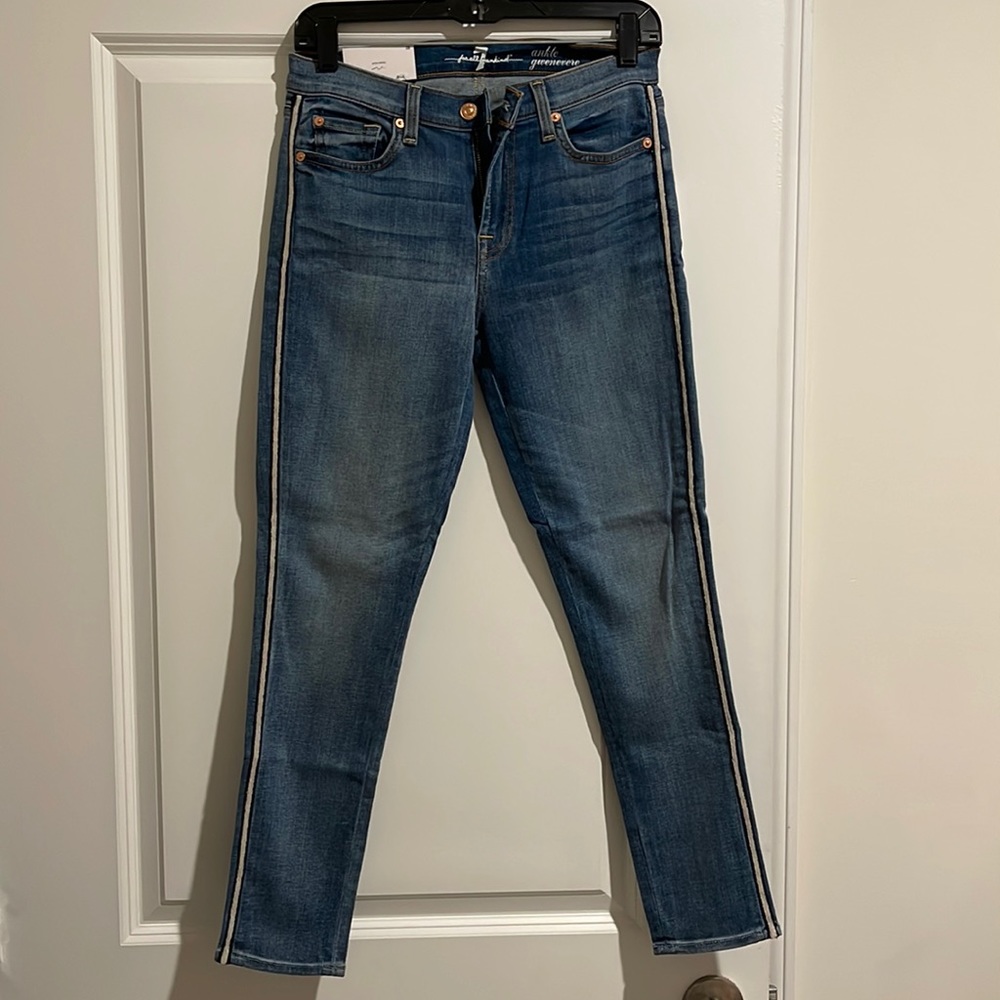 🌟NWT🌟 7 For All Mankind Ankle Skinny Gwenevere size 28!